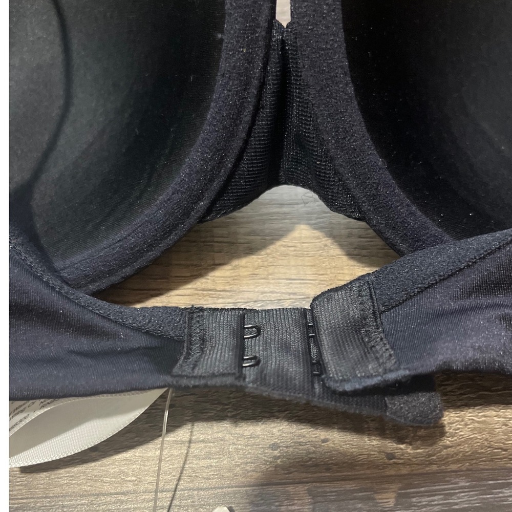 Parisian Intimates Black Light Lined Balconette Bra 32DD Underwire 2008B300 NEW - Picture 9 of 9